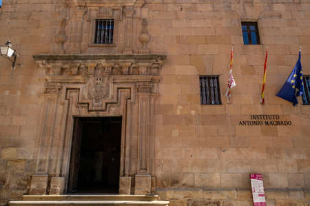 Antonio Machado Institute, former College of the Society of Jesus, Soria, Autonomous Community of Castile, Spain, Europeの写真素材