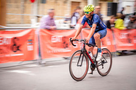 cycling race, Llucmajor, Mallorca, Balearic Islands, Spainの写真素材