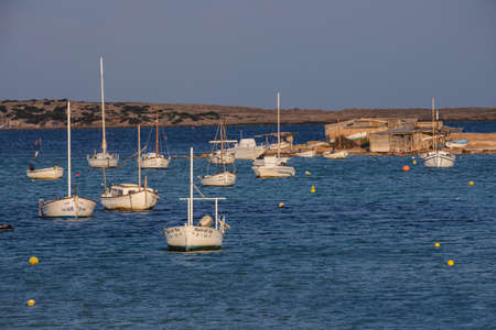 Estany des Peix, Formentera, Pitiusas Islands, Balearic Community, Spainの写真素材
