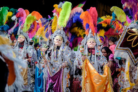 Danza del Torito, 17th century dance, Santo Tomas Chichicastenango, Republic of Guatemala, Central Americaのeditorial素材