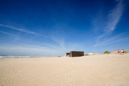 Costa Nova, Beira Litoral, Portugal, Europeの写真素材