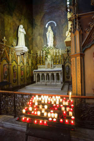 Cathedral of Saint John the Baptist, XIV-XVI century, Perpignan, Pyrenees Orientales, France, Europeのeditorial素材