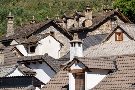 Borau, Huesca, Jacetania region, Aragon, Spainの写真素材