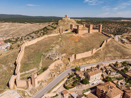 fortress of Molina de los Caballeros, Molina de AragÃ³n, province of Guadalajara, Spain,のeditorial素材