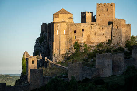 Loarre castle, Huesca, Spainのeditorial素材