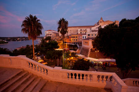 Gracia festivities. MaÃ³.Menorca.Balearic Islands. Spain.の写真素材