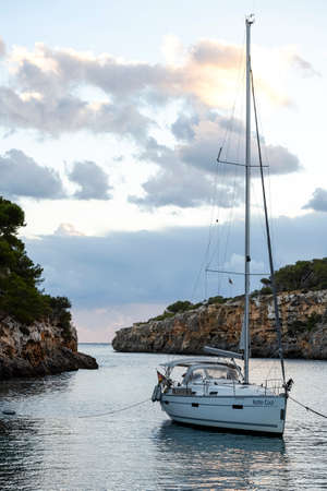 Cala Pi, Majorca, Balearic Islands, Spain, Europeの写真素材