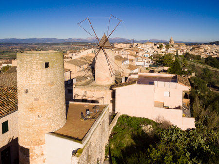 Flour mill of Can Nofre, 17th century, Montuiri, Mallorca, Balearic Islands, Spain