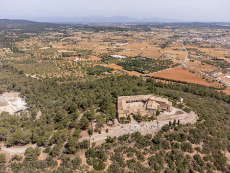 Monti-Sion santuari, Majorca, Balearic Islands, Spainのeditorial素材