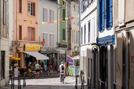 Foix, department of AriÃ¨ge, Occitanie, Pyrenean mountain range, France