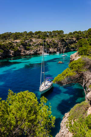 Cala Pi, Llucmajor, Migjorn region. Majorca. Balearic Islands. Spain.