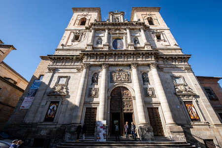 church of San Ildefonso, church of the Jesuits, Toledo, Castilla-La Mancha, Spainの写真素材