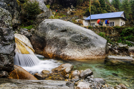 Toktok.Sagarmatha National Park, Khumbu Himal, Nepal, Asia.の写真素材