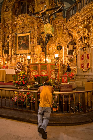 Metropolitan Cathedral. Historical Center. Mexico DF Mexico.の写真素材