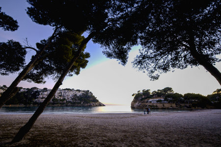 Santa Galdana cove. Minorca. Balearic Islands.Spain.