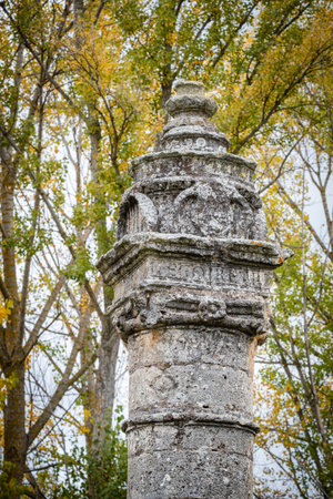 Picota, Covarrubias, Burgos province, Spainの写真素材