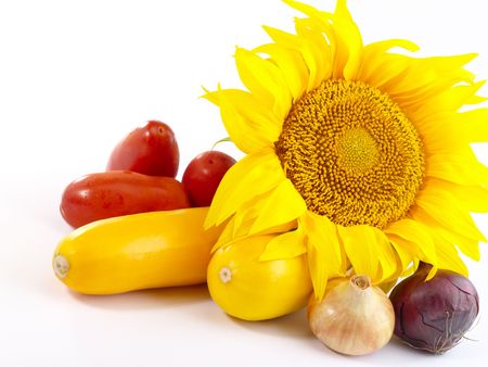 Fresh tasty vegetables still-life. Is not isolated imageの写真素材
