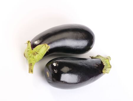 aubergines with shadows. is not isolated imageの写真素材