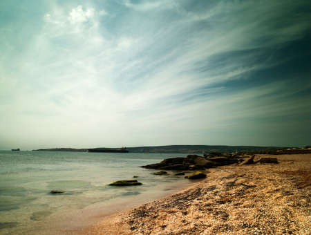 sea surf. Ukraine, Black Sea coastlineの写真素材