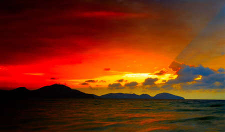 Early morning on the seaの写真素材