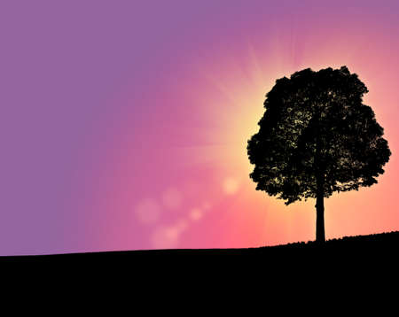 fantastic morning over the hills, abstract backgroundsの写真素材