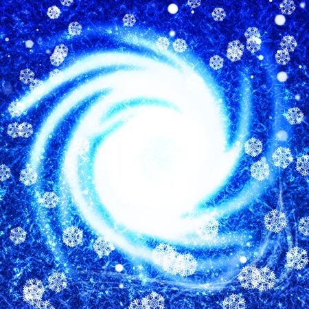 Abstract xmas backgrounds with snowflakesの写真素材