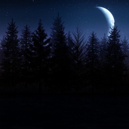 Scary landscape. Abstract natural backgrounds for your designの写真素材