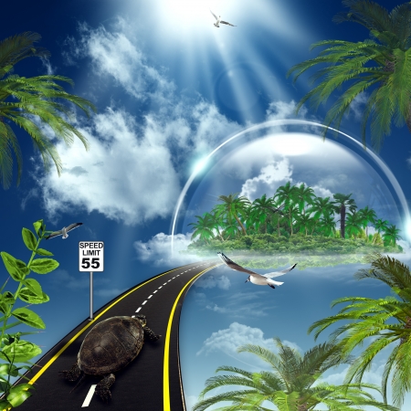 Summer dream. Abstract natural backgrounds for your designの写真素材