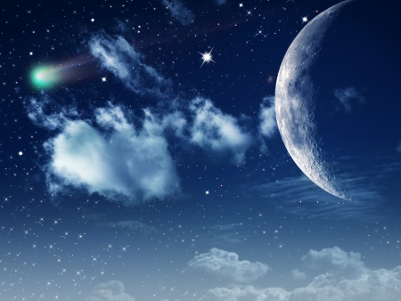 Moonlight. Abstract natural backgrounds for your designの写真素材