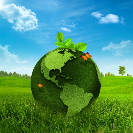 Green Earth  Abstract environmental backgroundsの写真素材