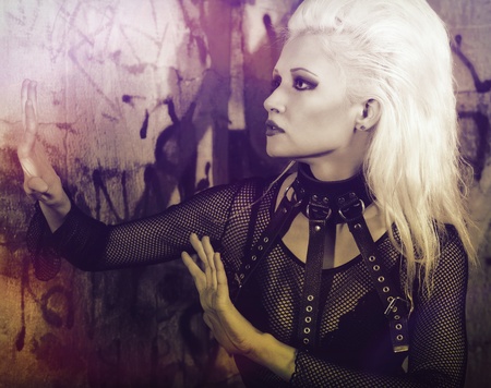 Tales from the crypt  Female helloween portraitの写真素材