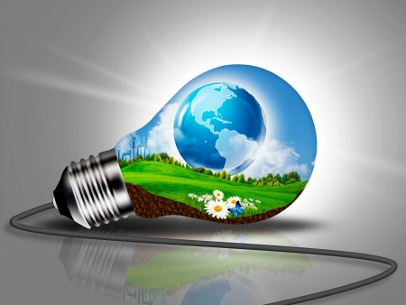 Sustainable Development and eco energy conceptの写真素材
