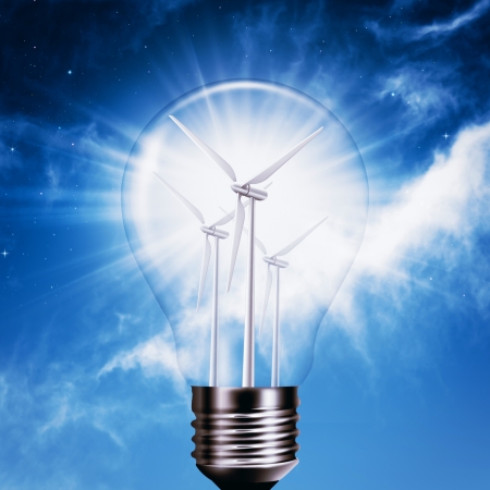 New Energy Generation. Abstract environmental backgroundsの写真素材