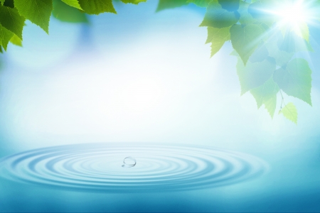 Summer rain, abstract environmental backgrounds for your designの写真素材