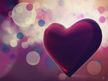 With love in my heart. Abstract valentine backgrounds の写真素材