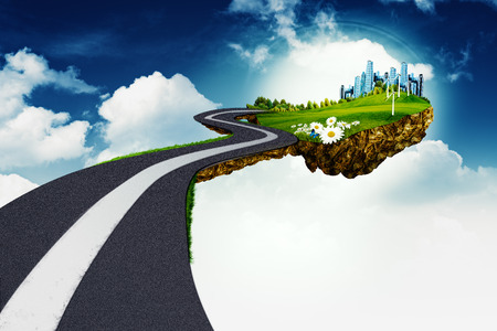 Road to another world, abstract environmental の写真素材