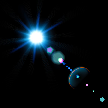 Abstract lights, sun and festive backgrounds for your designの写真素材