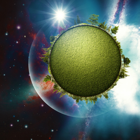Green Planet. Abstract environmental backgrounds for your designの写真素材