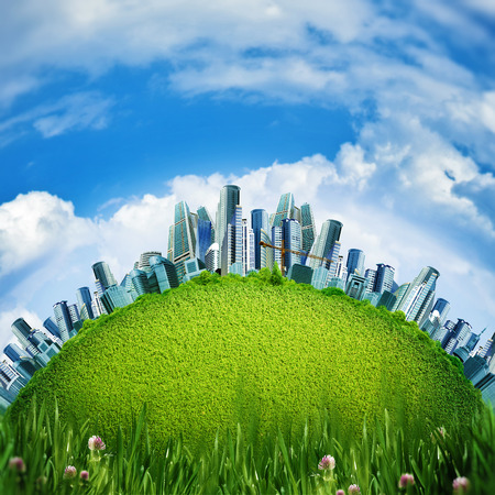 Eco City, abstract environmental backgrounds for your designの写真素材