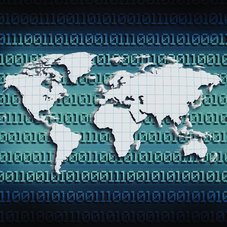Global internet communications, abstract industrial backgrounds の写真素材