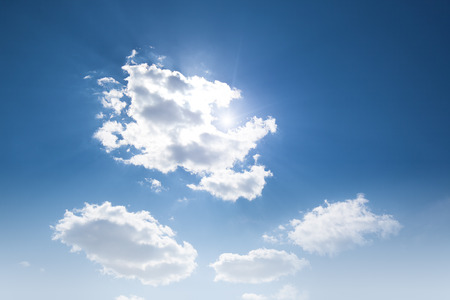 Blue skies, abstract natural landscape for your designの写真素材