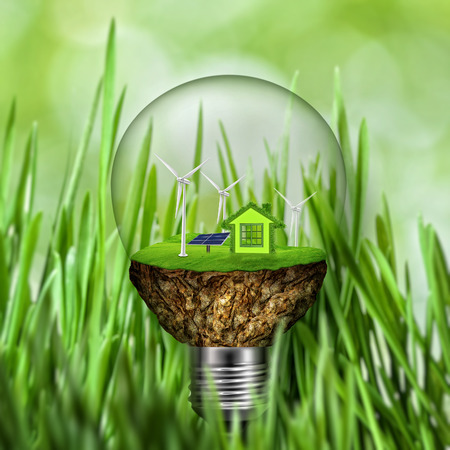 abstract eco backgrounds. alternative energy and power conceptの写真素材