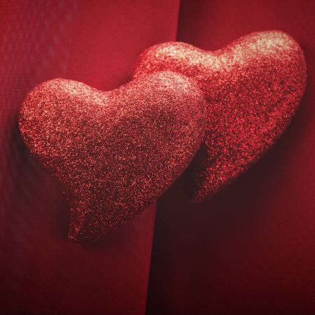 Read hearts. Abstract wedding backgrounds for your designの写真素材