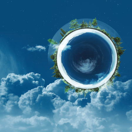 Earth is our Home. Abstract eco and environmental backgrounds