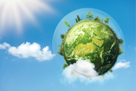 Earth is our Home. Abstract eco and environmental backgrounds