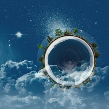 Earth is our Home. Abstract eco and environmental backgroundsの写真素材