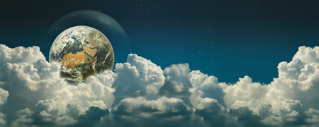 Earth is our Home. Abstract eco and environmental backgroundsの写真素材