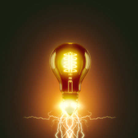 Electric lighting effect, abstract techno backgrounds for your design