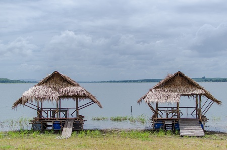 The waterfront cottage in Thailandの写真素材