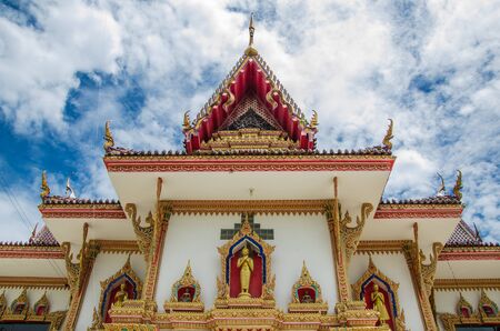 Buddhish church in Thailandの写真素材
